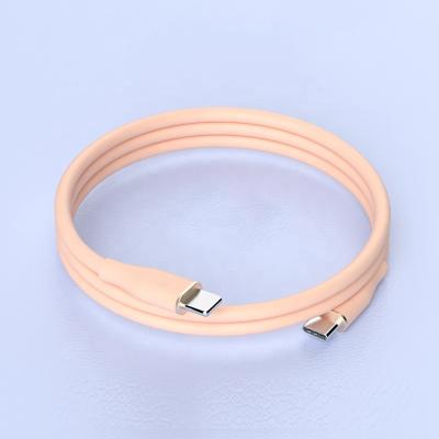 China 5A / 6A 60W 66W Fast Charging Silicone 2022 Style Wholesale New Trending USB-C USB Strap Data Type C Cable Fast 5A Type-C for sale