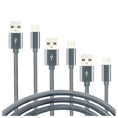 China Good Price With Good Quality 2A 3A Mobile Phone Usb Cable Nylon Type-C Cable Usb Data Cable C for sale