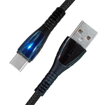 China Wholesale MP3/MP4 Player Wik-MS Newcomer Led Nylon Braided Type C USB Fast Charging Cable for sale