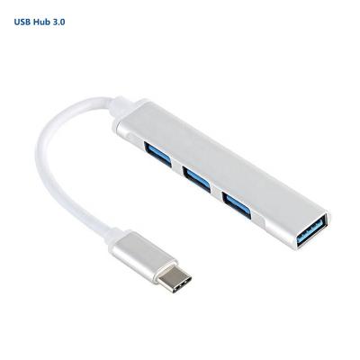 China Computer USB Type C Mobile Devices .desk hub for Macbook Pro Air OTG USB3 0 Hub Compatible Adapter OEM Status Customer Card Silver Color Data Weight Dock for sale