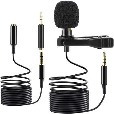 China Hot Selling Mobile Inalambrico Lavalier MIC de Microfono Lavalier Microphone SM-HT 1pc Mobile Phone Collar Clip Lapel Microphone for sale