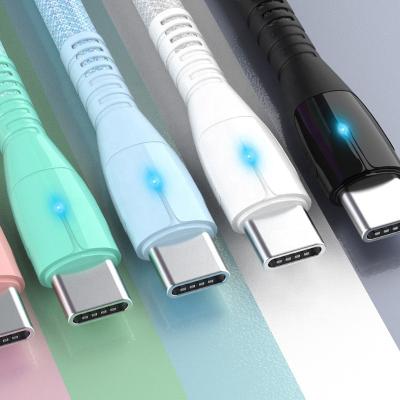 China Wholesale New Arrival Type-C MP3/MP4 Player Cable USB C Cable Glazing Molding Nylon Braided Type Fast Charging for sale