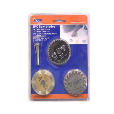 China 4pcs Metal 54.8MM High Speed ​​Steel Materials Set Minitype For Cutting Disc High Speed ​​Steel Saw Blade for sale