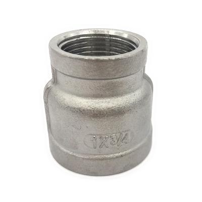 China For Water Reduction 304 Stainless Steel Female Thread Steel Tube , 2 Inch Pipe Fitting Couplings for sale