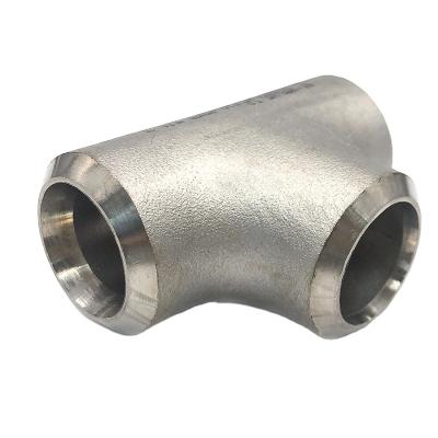 China Building ; industry; SCH10 SCH40 SCH80 Straight Equal Tee Butt Welding Machinery Tee Pipe And Stainless Pipe Fitting for sale