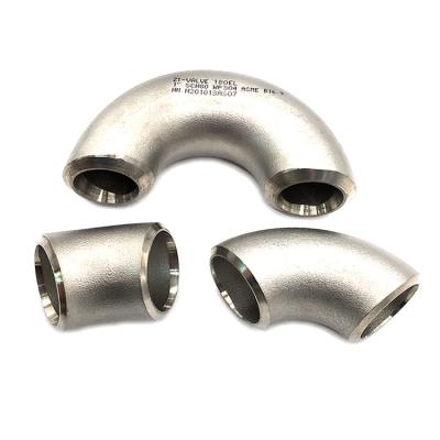 China Building ; industry; 304 Seamless Machinery Fittings BW LR Radius 90 Degree Butt Weld Sch10 Sch40 SS Long Elbow 6 Inch 316l 45 Stainless Steel Elbow for sale