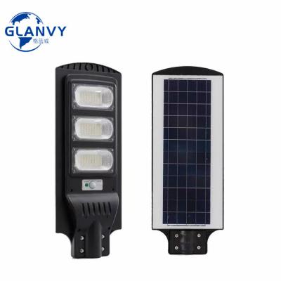 China Factory Price IP66 200W 300W 2022 Outdoor Wall Mounted Led Light Outdoor Garden All In One Solar Street Light for sale