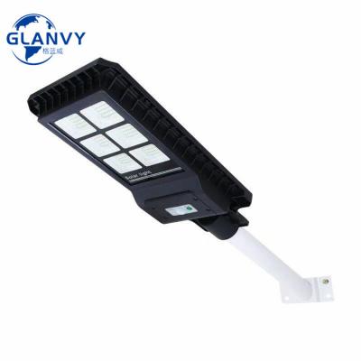 China Hot Selling Modern Outdoor Light Fixtures Coronation Street Integrated All In One Outdoor Solar Led Street Light Sensor Garden Light for sale