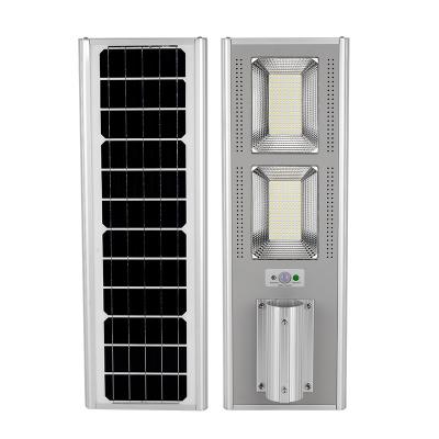 China 2022 Modern Outdoor Light Fixtures Integrated All In One Outdoor Solar Lights 100w 200w 300w Outdoor Solar Street Light for sale