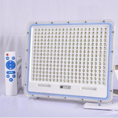 China Long Working Time High Lumen Brightness Led Lights 100W 200W 300W Chip Ip 65 Water Proof Outdoor Solar Flood Light for sale