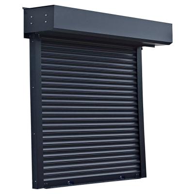 China Wholesale Cheap Easily Assembled Electric Galvanized Steel Metal Rolling Up Doors Stainless Steel Roller Shutter Industrial Automatic Garage Door for sale