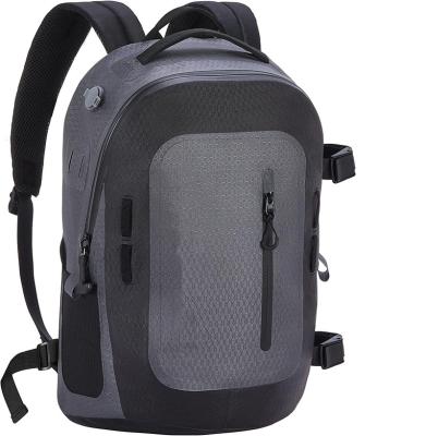 China Waterproof Wholesale Sports Outdoor Laptop Back Pack Waterproof Backpack With Airtight Zipper for sale