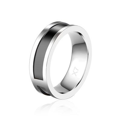 China Modern Design Casual/Sporty Men's Ring Stainless Steel Rings Eternity Ring for sale