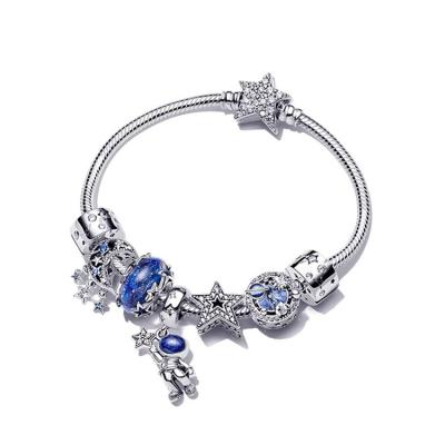 China The 2021 new romantic women shape 925silverCharmRomantic Bracelet for sale