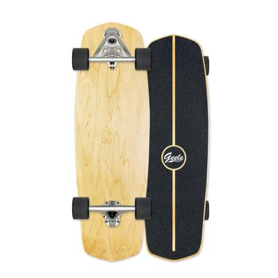 China No Need To Pedal Geele Wooden Cruiser Skate Board Land Surfboard For Left Street CX7 Outdoor SurfSkate 29.5inch for sale