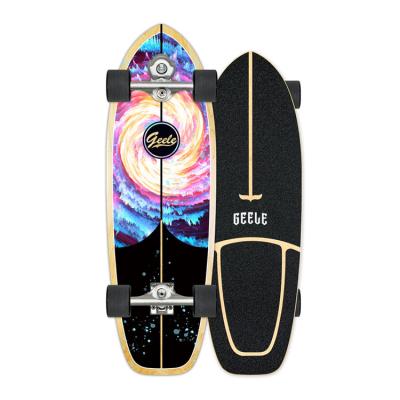 China No Need To Pedal Geele Surf Skateboard Fashion Deck Wood Carver S5 SurfSkate 30inch Land for sale