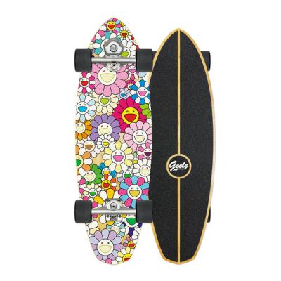 China No Need To Pedal Geele Unfinished Surfboard Decks Wholesale S5 SurfSkate 32inch Board Skateboard Deck for sale