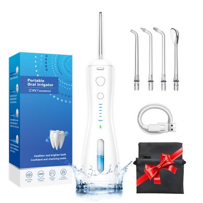 China Hotel OEM Portable Waterproof Teeth Clean USB Rechargeable Dental Care Irrigator Oral Water Flosser For Teeth for sale