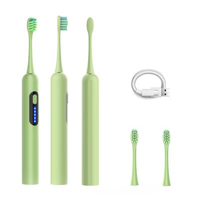 China PP IPX7 Waterproof 5 Mode Ultrasonic Vibration Sonic Adult Fast Charging Electric Toothbrush for sale