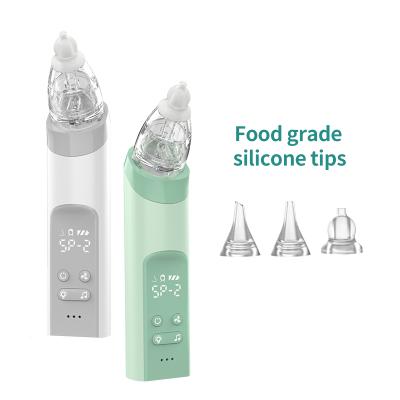 China Factory Direct USB Rechargeable Smart Electric Snot Sucker Baby Snot Remover LED Screen Display USB Nasal Aspirator for sale