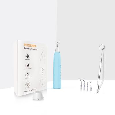 China 5 Mode Ultrasonic Electric Low Noise Rechargeable Calculus Remover Tooth Safe Dental Cleaning Effectively Separate Dental Plaque for sale