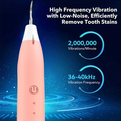 China Refillable Teeth Tartar Remover Plaque Scraper Effectively Separate Dental Plaque Beauty New Clean Tools Electric Dental Scaler for sale