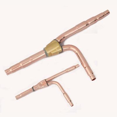 China Daikim / toshiba copper branch home pipe for air conditioner parts for sale