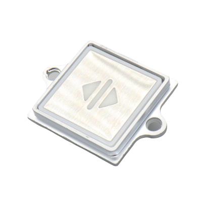 China Contemporary 853343 H02 H04 Elevator Button Outgoing Call Button Elevator Parts Square Button With Ear for sale