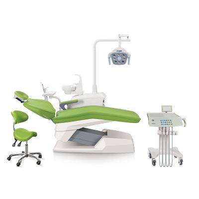 China Full Set Oil Free Custom Dental Chair Color Dental Medical Equipment for sale