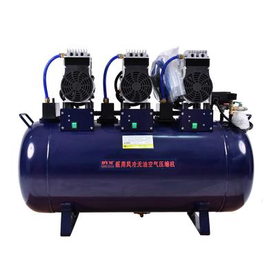 China The oil free for six air compressor 3mm thick steel plate oil free air compressor for sale