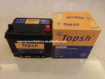 China NS50P 12V50AH JAPANESE CAR BATTERY 230*130*200*220mm for sale