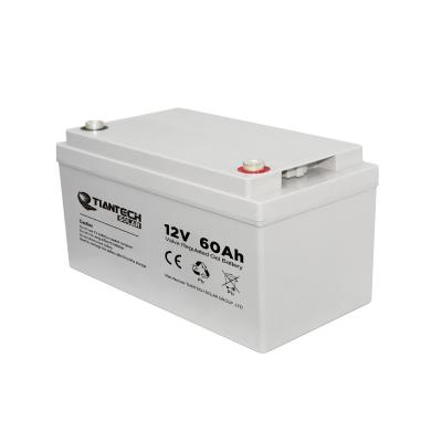 China New Design 12v 60Ah High Energy Density AGM Solar Batteries Deep Cycle GEL Lead Acid Batteries for sale