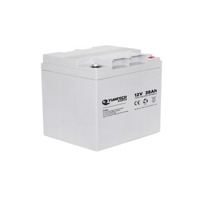 China 12V 38Ah ABS Material Gel Battery Deep Cycle Battery 12V China Lead Acid Storage Battery for sale