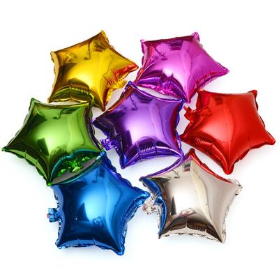 China Foil Foil Birthday Wedding Baby Shower Valentine's Day Wedding Party Decoration 18inch Helium Star Foil Balloons for sale