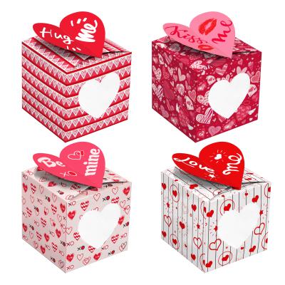 China Recyclable Latest Unique Design Valentinstag Wedding Engagement Gift Box Valentine's Day Confession Gift Box for sale