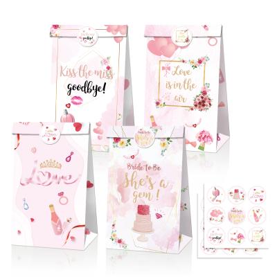 China Best Selling Recyclable Wedding Party Favor Candy Bag Wrapping Paper Gift Bagwedding Paper Bag for sale