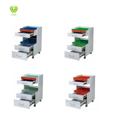 China Teeth Attendance Stainless Steel Oral Movable Side Cabinet Trolley Clinic Hospital Dental Cabinet and Nurse Chair Cabinet for sale