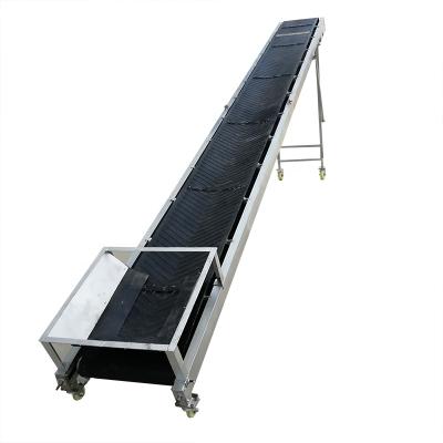 China Antiskid Portable Folding Belt Conveyor Truck Loading for sale