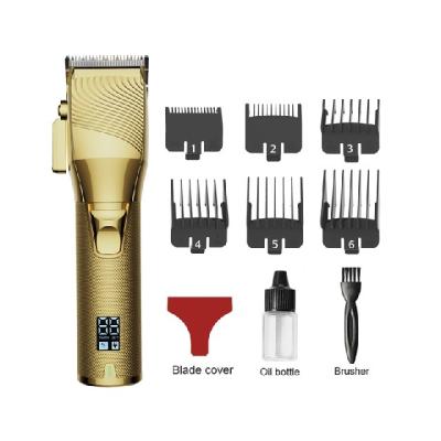 China Outdoor Wholesale Customized Professional Cordless Electric Hair Clipper Trimmer For Men for sale