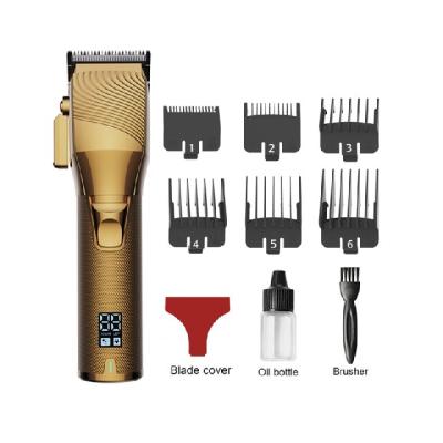 China Customized Exteriors Color Professional Rechargeable Hair Barber Clippers Trimmers For Men for sale