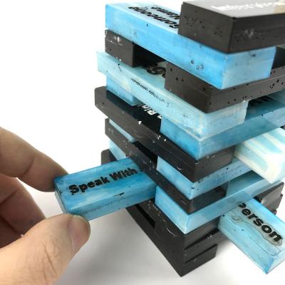 China Viable 5892 Jenga Molds DIY Set Silicone Molds Build A Tower Molds Epoxy Resin Jewelry Making for sale