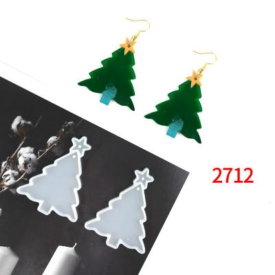 China Sustainable Christmas Tree Earring 2712 Glue Resin For Silicone Molds for sale