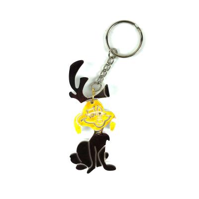 China 5712 Viable Max The Dog Keychain Epoxy Resin Silicone Molds for sale