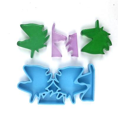 China 3183 Head Chain Unicorns Straw Charm Viable Silicone Mold for sale