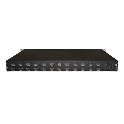 China Digital TV Head-end System Digital TV Broadcast Headend Equipment HD Receiver 12/16/24 Channels H.264 UDP Encoder for sale