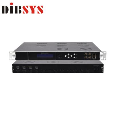 China Digital TV Head-end system broadcast equipment 16 channels hd converter h264 16 channel encoder for sale