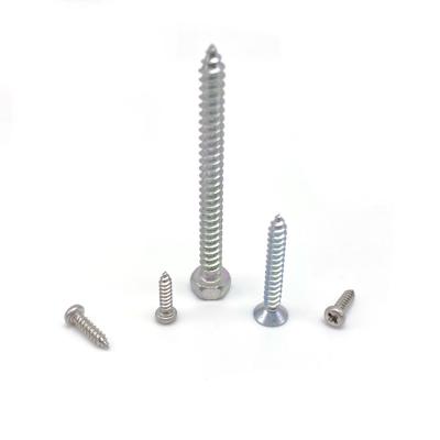 China Pan Factory Stainless Steel Phillips Full Drive Round Head Wood Thread 10mm Self Tapping Screw for sale