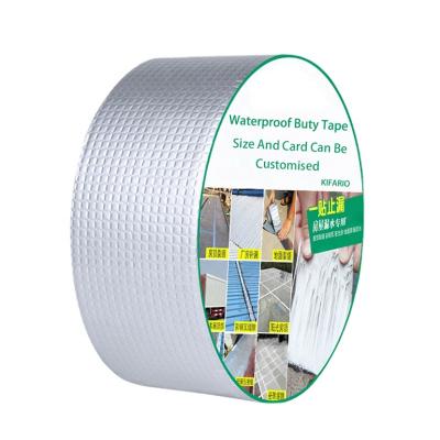 China Waterproof Butyl Adhesive Sealing Butyl Rubber Tape Roofing Mastic Ig Aluminum Foil Tape For Window Roof for sale