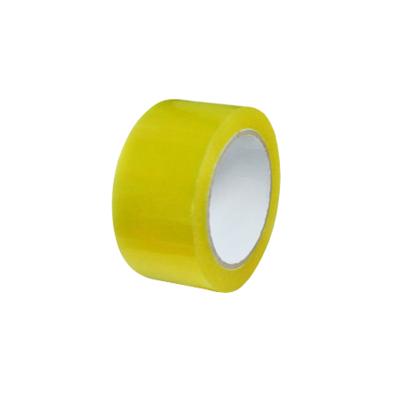 China Korea Waterproof Market Packing Tape Manufacturers Yellowish Transparent Adhesive Tape Tape for sale