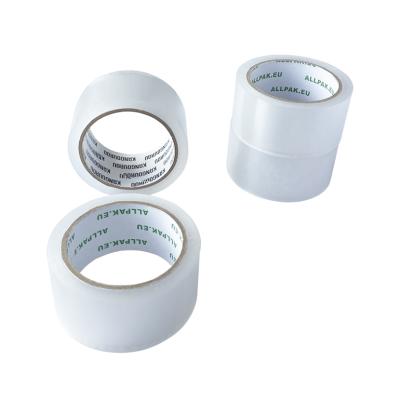 China Waterproof Certificates Tape Box Sealing Tape Water Based Transparent Bopp Tape Roll for sale